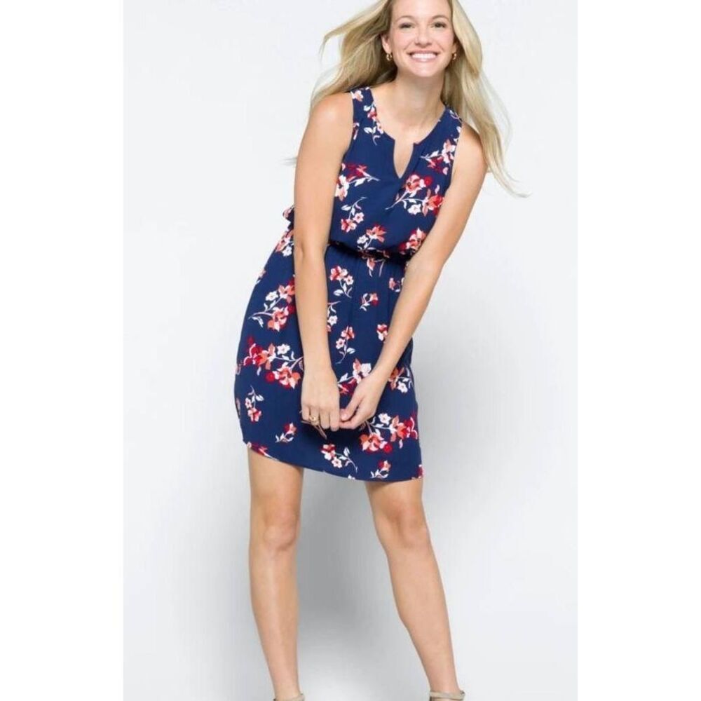 41 HAWTHORN Trisha Split Neck Dress Size Small